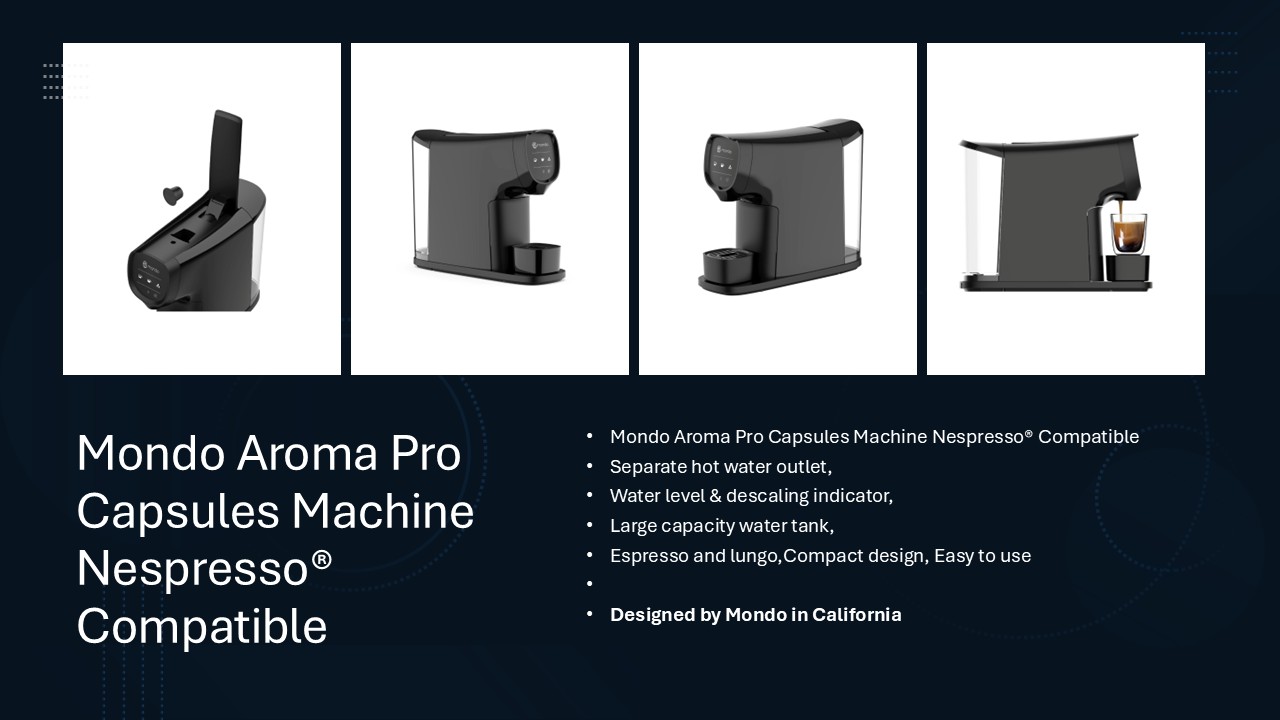 Mondo Aroma Pro Capsules Machine Nespresso® Compatible