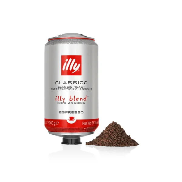 Illy Regular Roast 3kg Can Coffee Beans