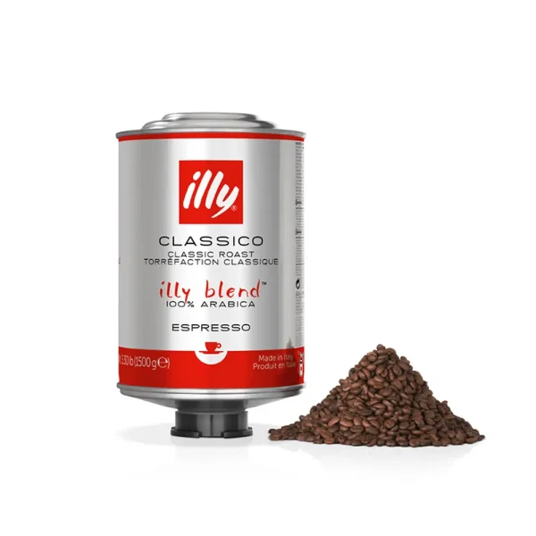 Illy Regular Roast 1.5kg Can Coffee Beans